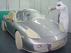Последовательность выполнения действий при покраске автомобиля